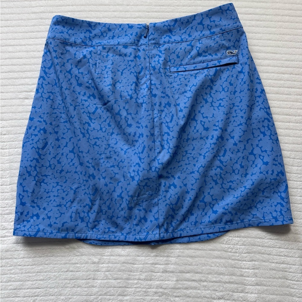 Vineyard Vines Blue Patterned Mini Skirt
